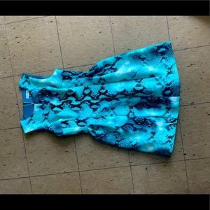 Calvin Klein snake print dress